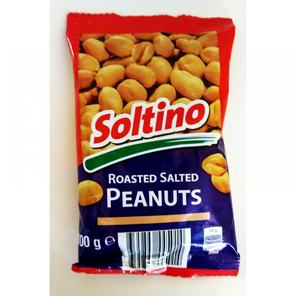 Горішки "Peanuts Roasted Salted Soltino" 100 г Горішки "Peanuts Roasted Salted Soltino" 100 г