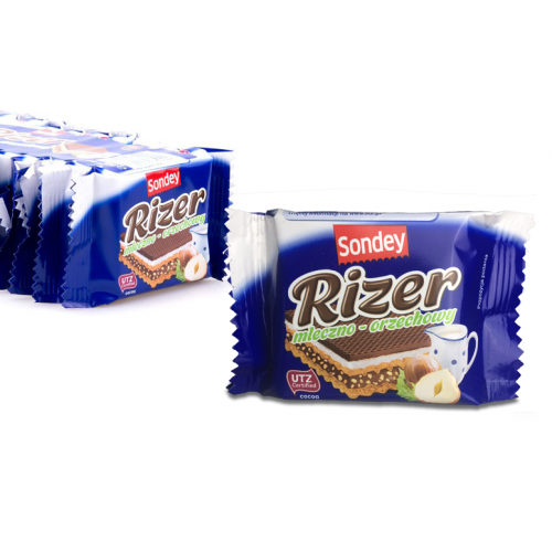 Mолочно-горіхові вафлі "Sondey Rizer" 25 г