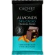 Чорний шоколад "Cachet Almonds 54% CACAO" 300 г