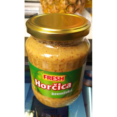 Гірчиця столова пікантна "Fresh Horcica Kremzska" 350 г