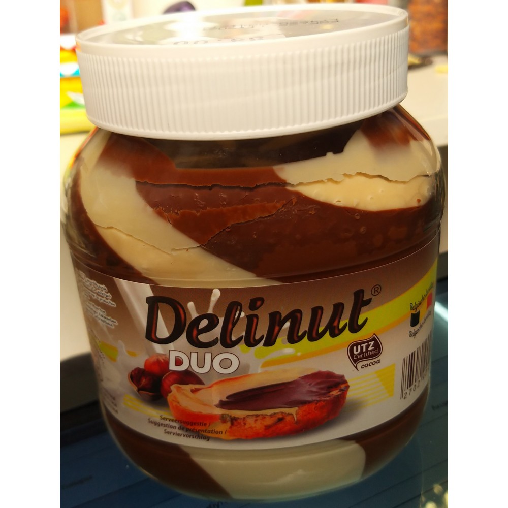 Горіхово-шоколадна паста "Delinut DUO" 750 г