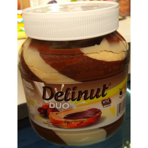 Горіхово-шоколадна паста "Delinut DUO" 750 г