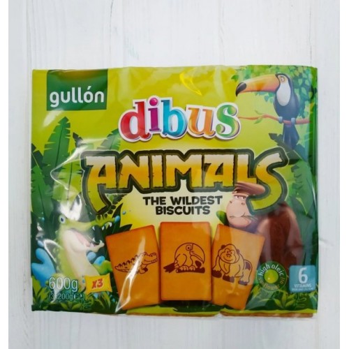 Печиво Gullon Dibus ANIMALS, 600 г