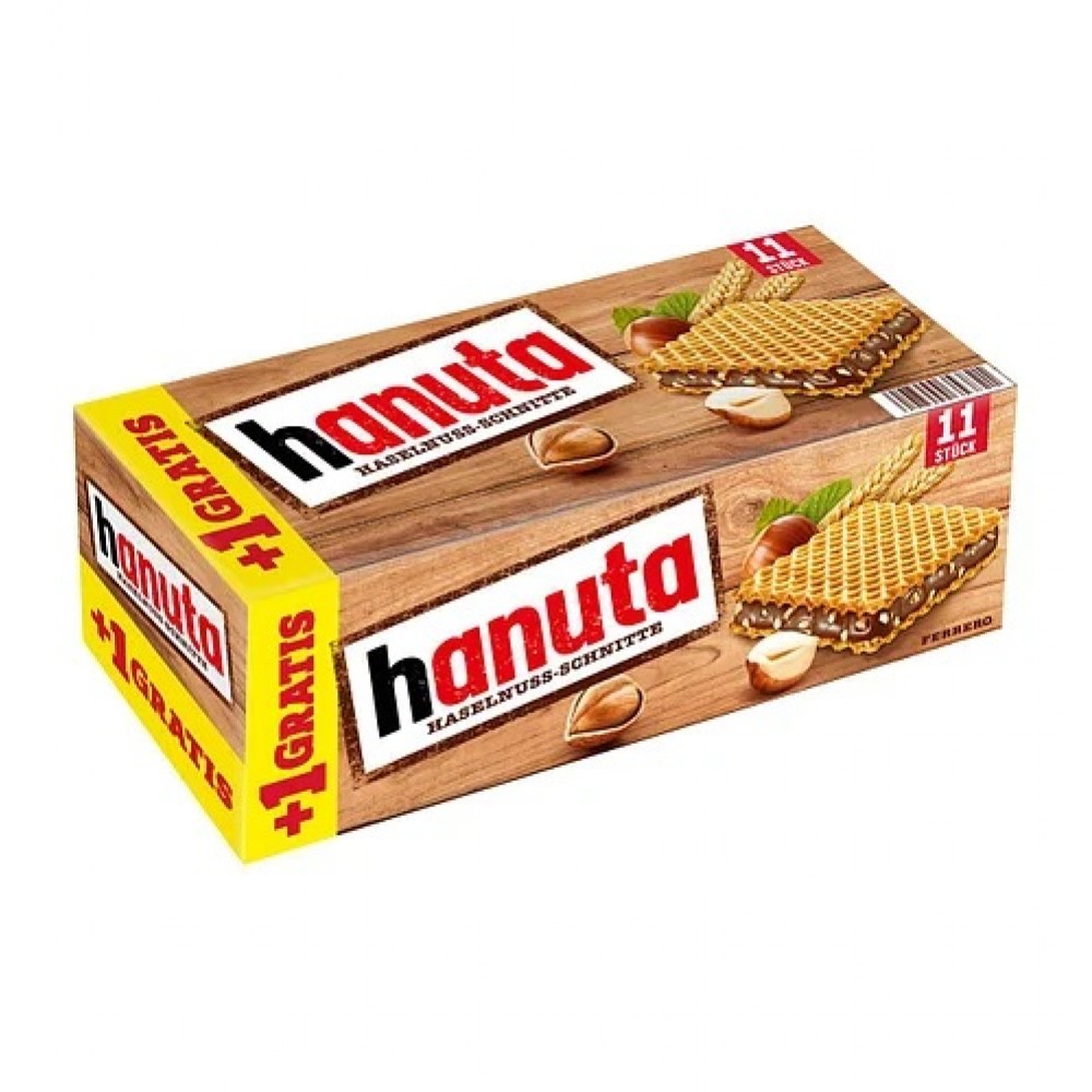 Вафлі Hanuta Ferrero 10+1 242 г