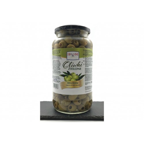 ОЛИВКИ ЗЕЛЕНІ БЕЗ КІСТОЧКИ "HELKOM"230г ОЛИВКИ ЗЕЛЕНІ БЕЗ КІСТОЧКИ "HELKOM"230г