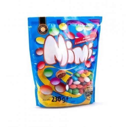 Шоколадное драже MIMI В ЦВЕТНОЙ глазури ПОЛЬША 230 г