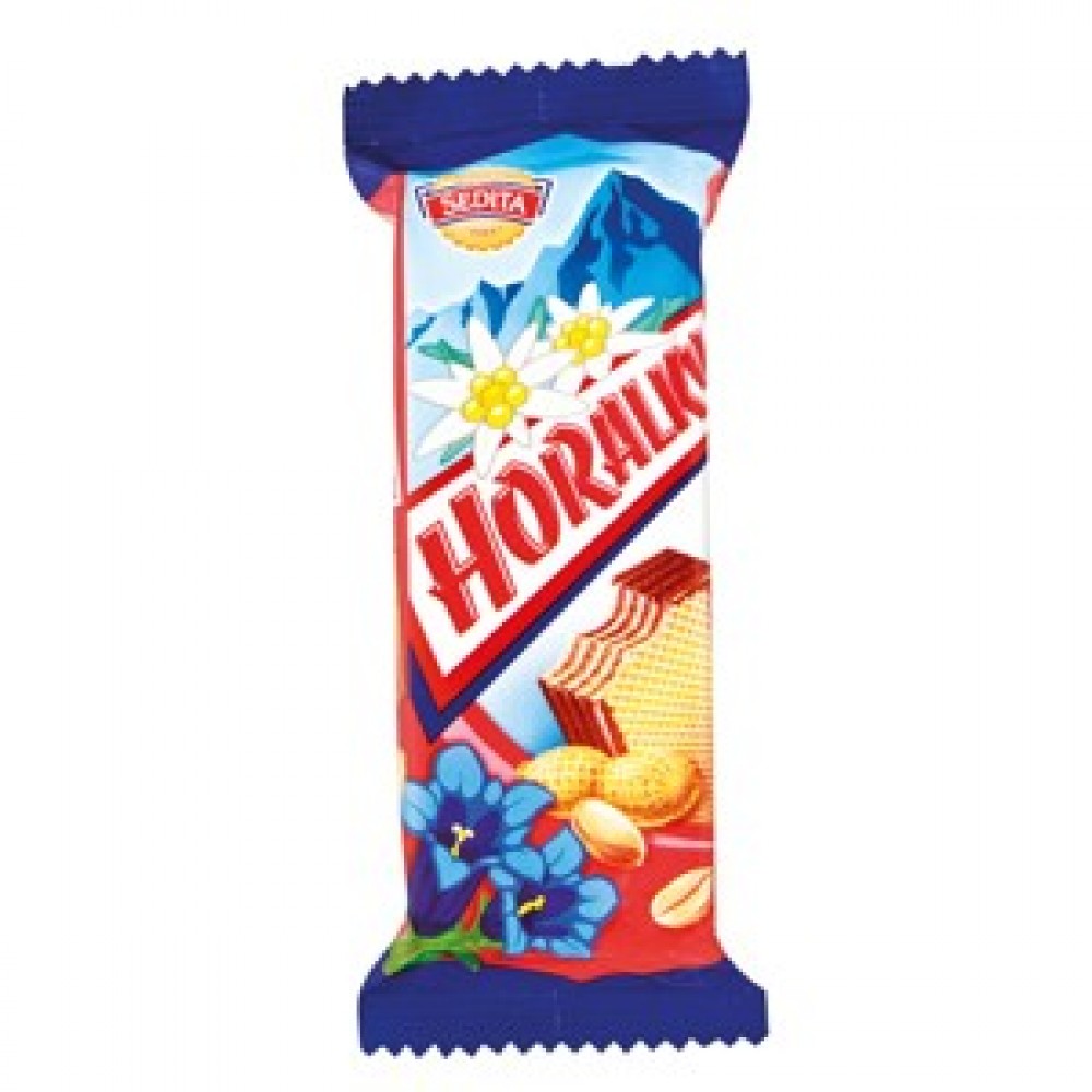 Вафлі "HORALKY з арахісовою начинкою" 50 г