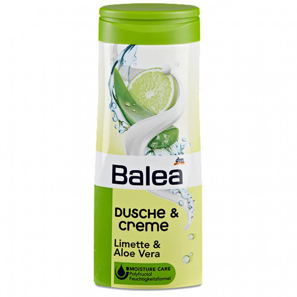 Гель-крем для душу " BALEA Limette & Aloe Vera" 300 мл