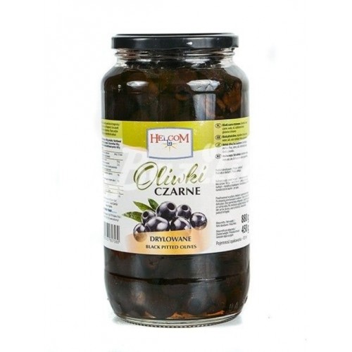ОЛИВКИ ЧОРНІ БЕЗ КІСТОЧКИ "HELKOM" 500 г ОЛИВКИ ЧОРНІ БЕЗ КІСТОЧКИ "HELKOM" 500 г