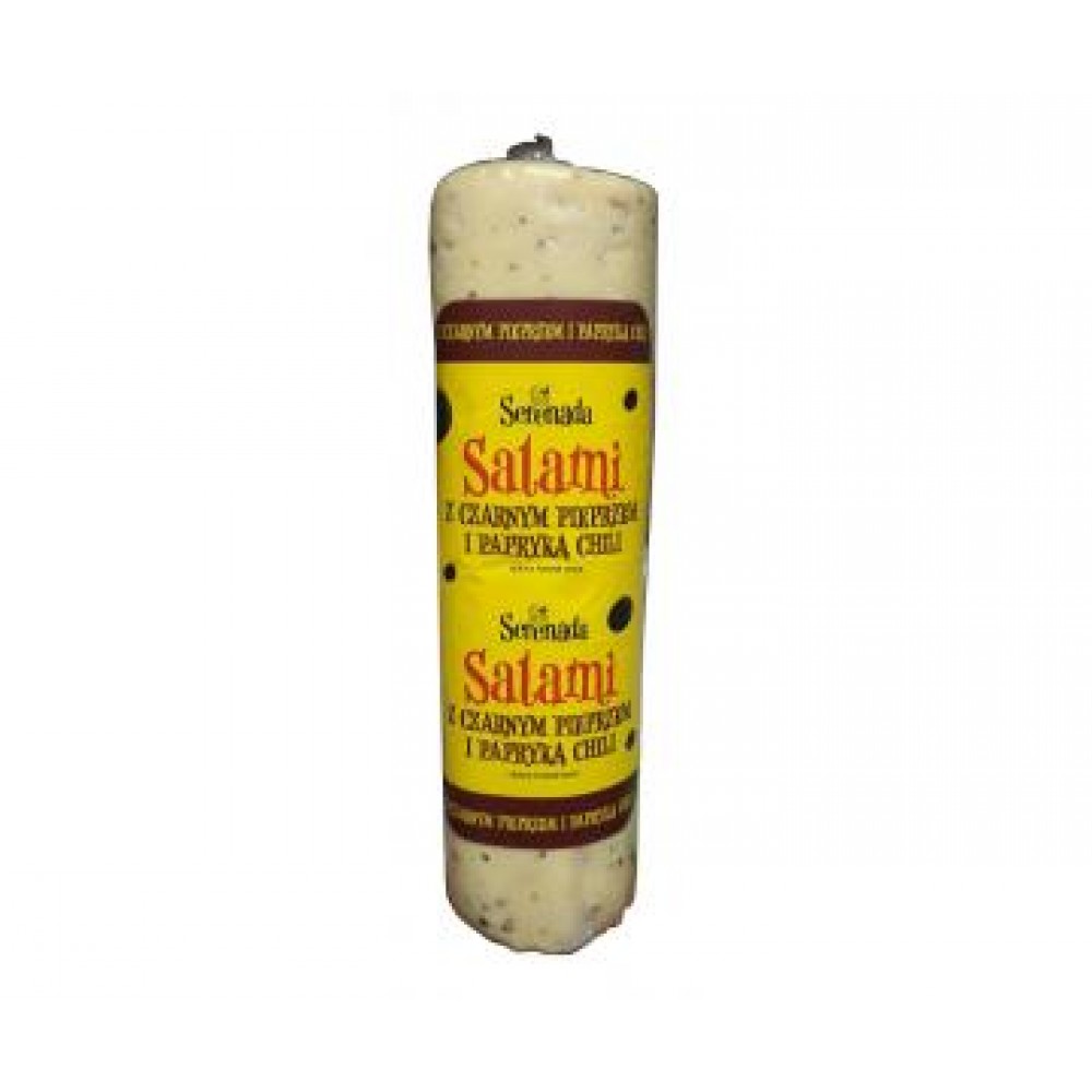 Сир "Serenada Ser Salami z Czarnym Pieprzem i Papryczką Chili"  1 кг