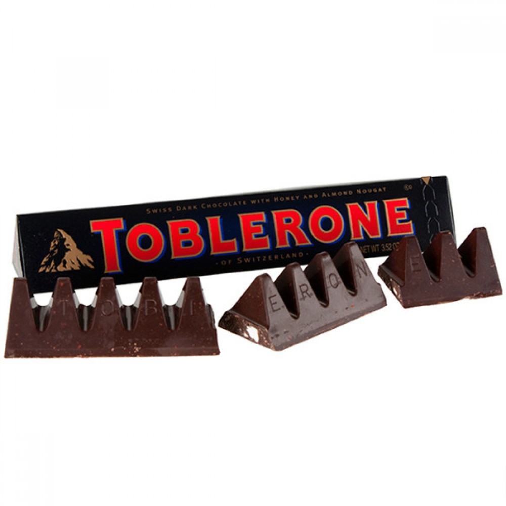 Чорний шоколад "Toblerone" 100 г