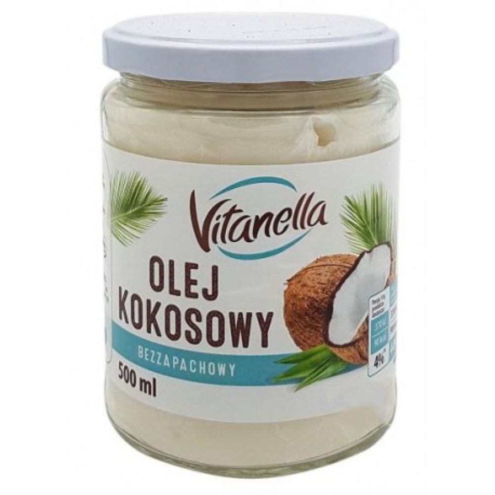 Кокосова олія "Vitanella" 500 мл Кокосова олія "Vitanella" 500 мл